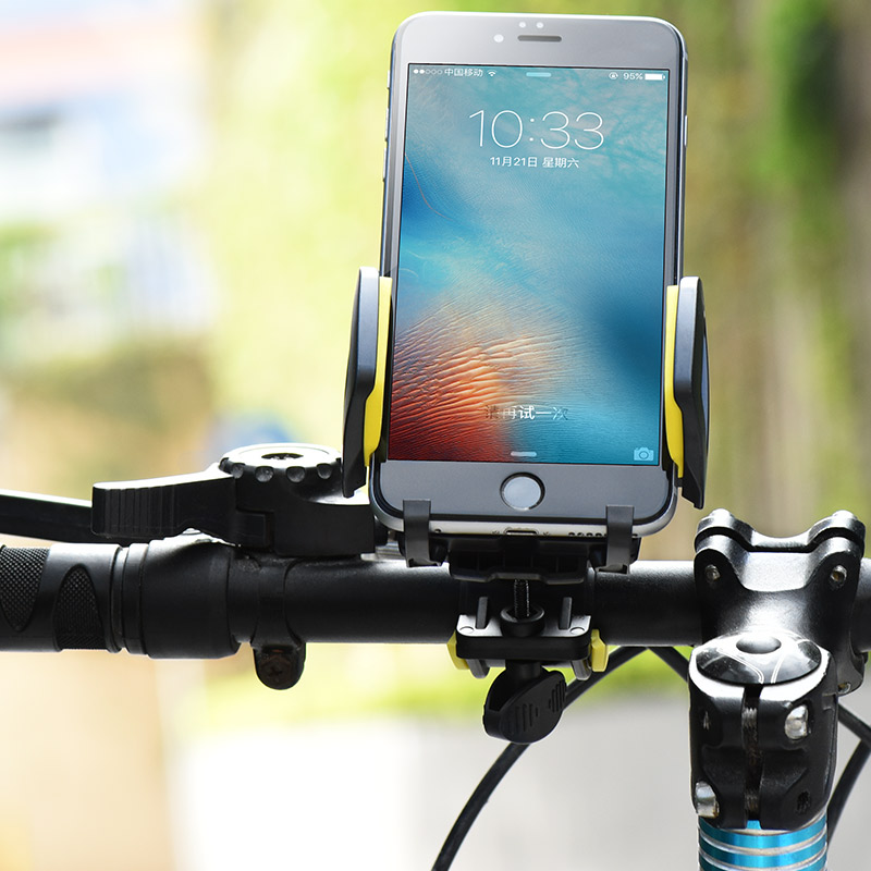 Hoco Bicycle holder “CA14” phone clip motorcycle handlebar-1