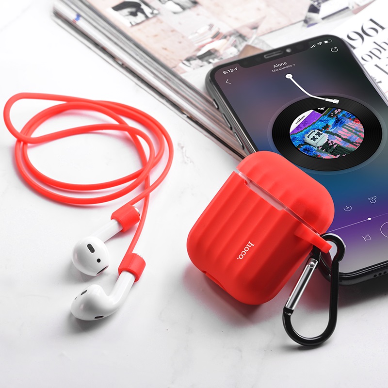Protective silicone case “WB10” for Airpods 1 / 2 WB10 silicone protective case for Airpods 1 / 2 we-1